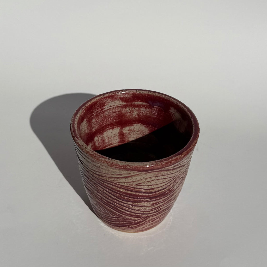 Carved Cup - Raspberry Wiggles
