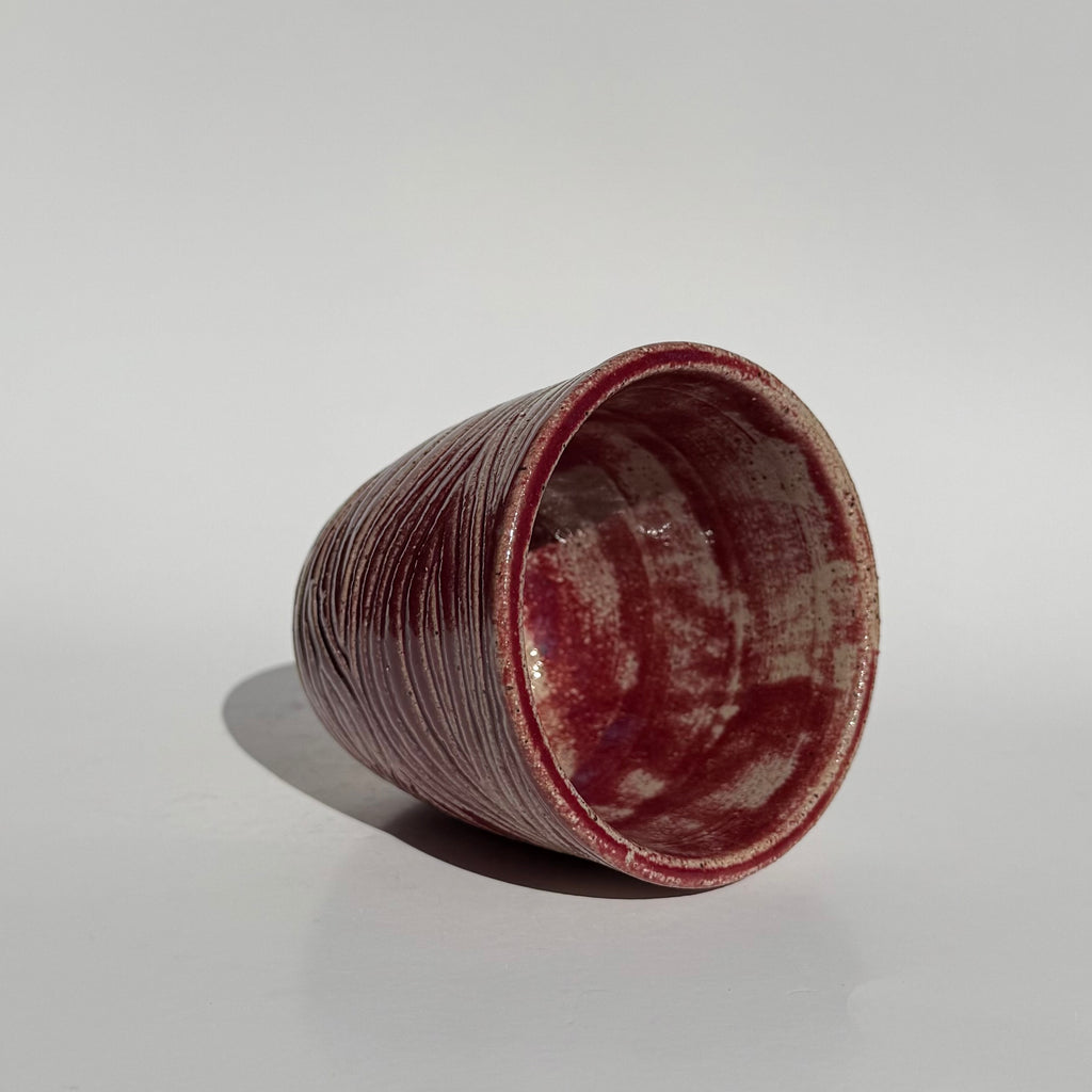 Carved Cup - Raspberry Wiggles