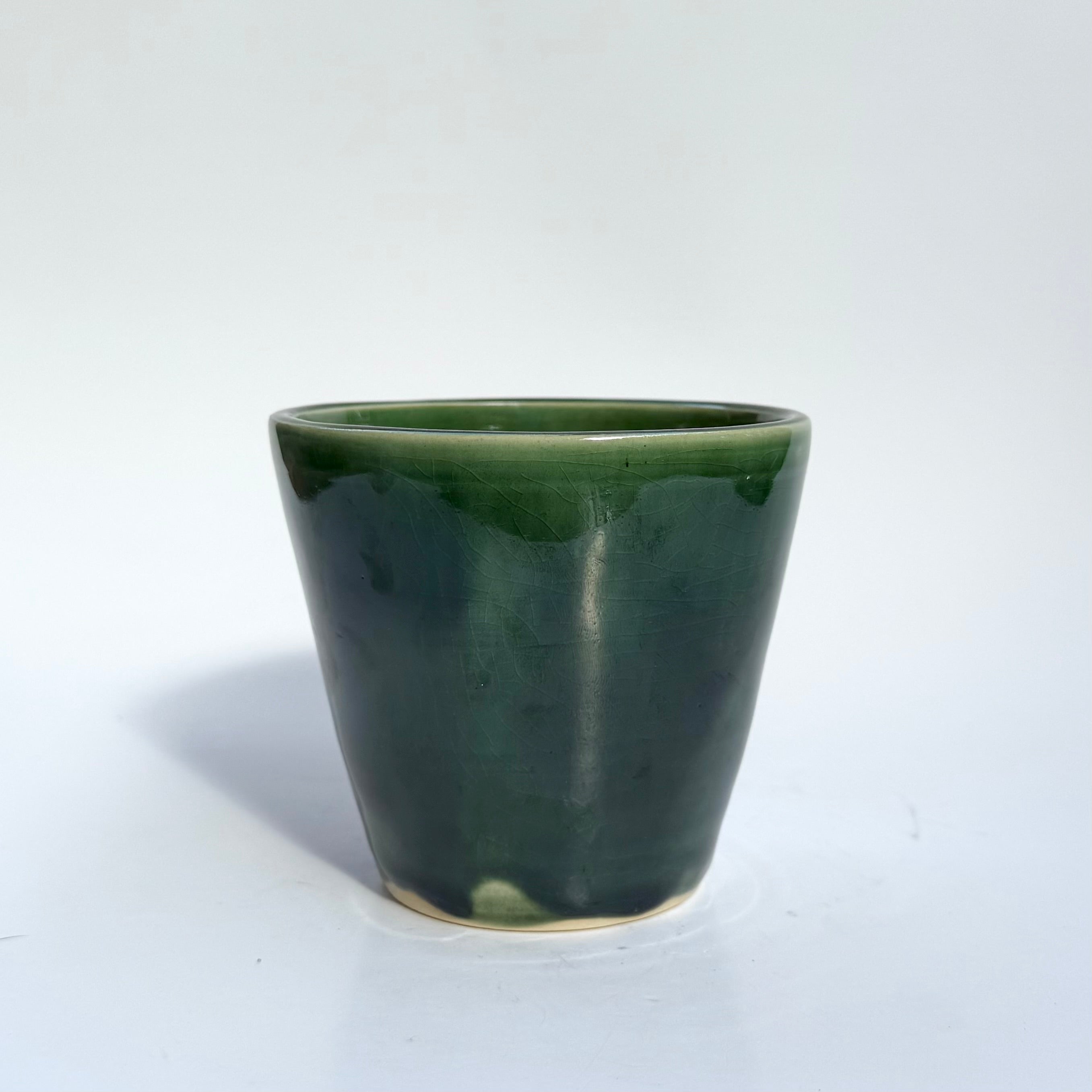 Small Pot - Dark Green