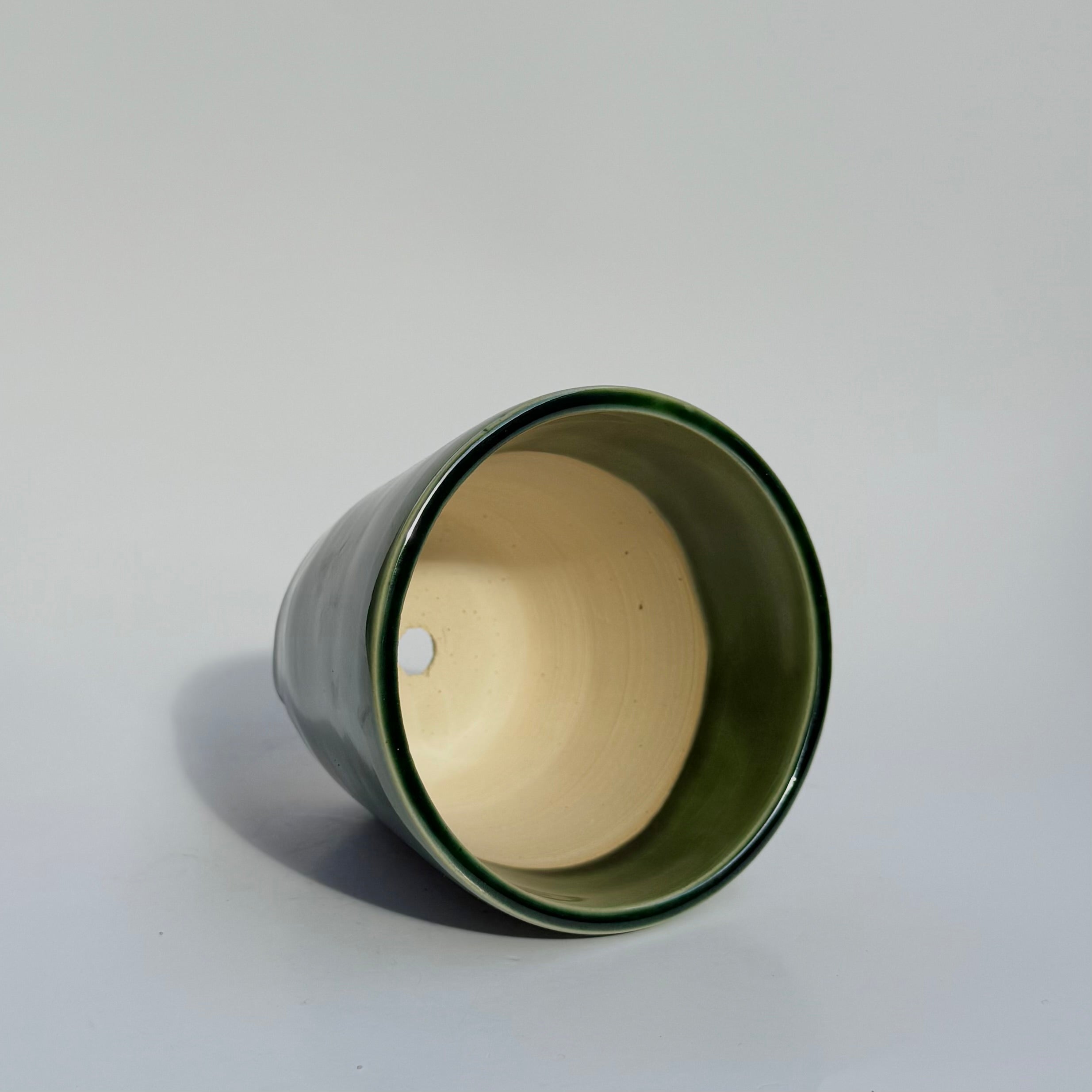 Small Pot - Dark Green