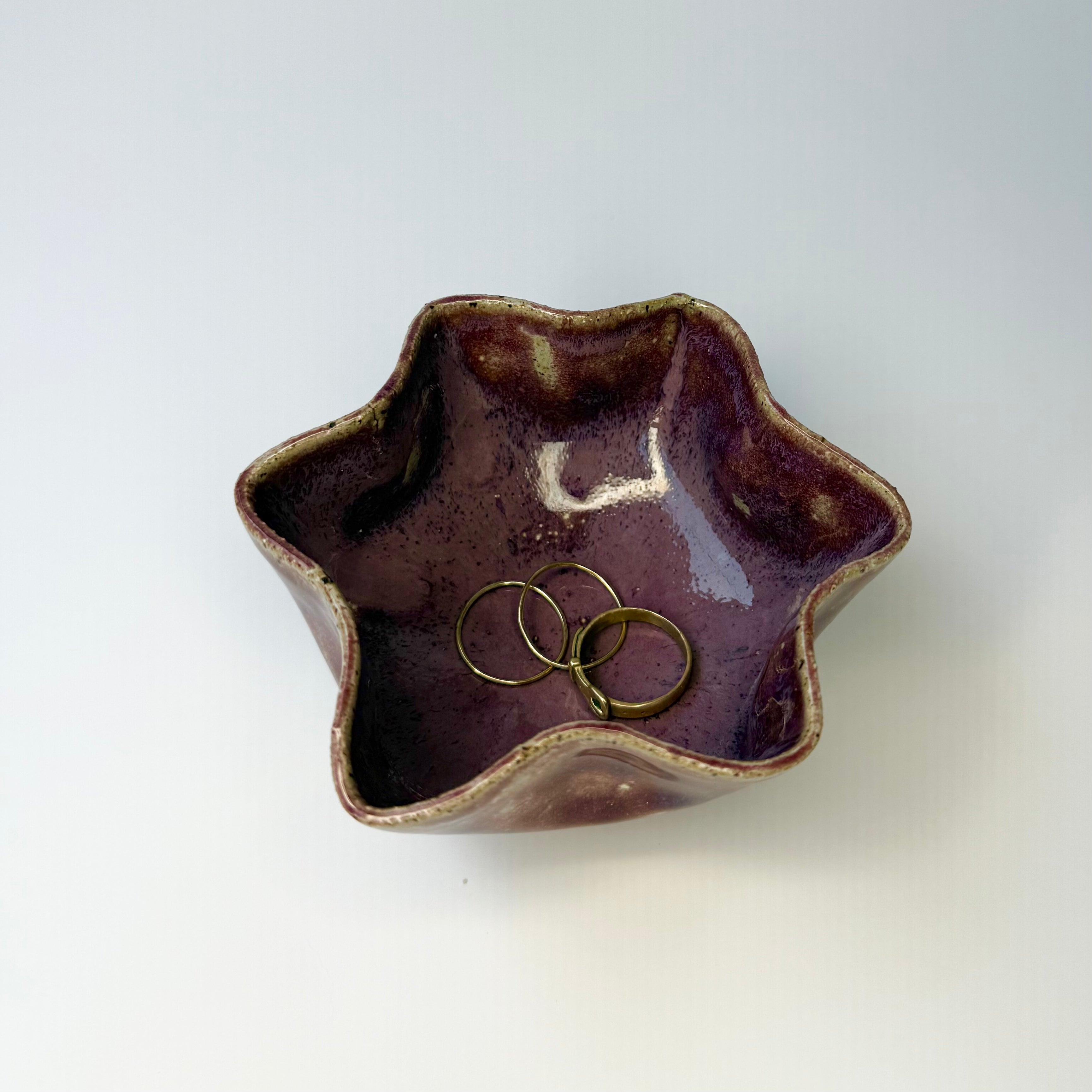Squiggle Bowl - Mulberry